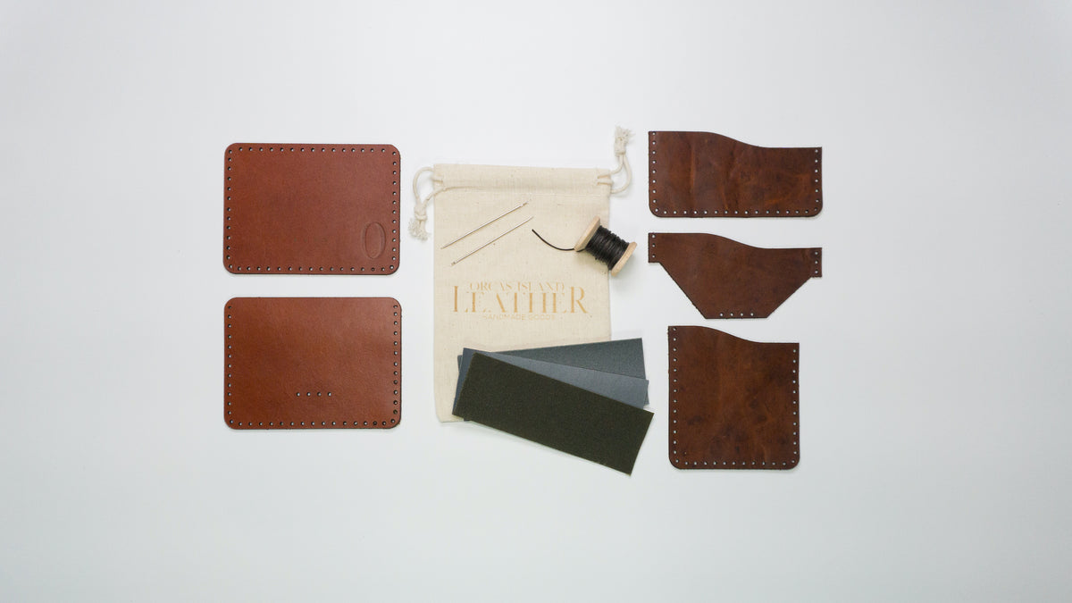 DIY Leather Wallets Kit DIY Pink Eco Leather Projects DIY