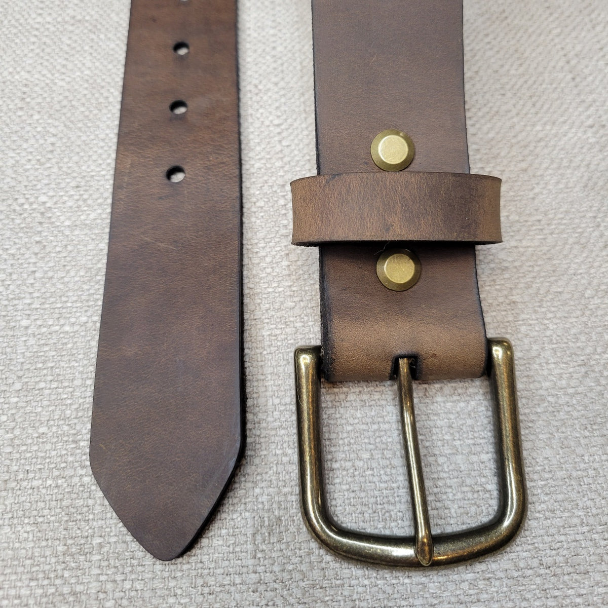 Rustic Amber Belt – Orcas Island Leather Goods