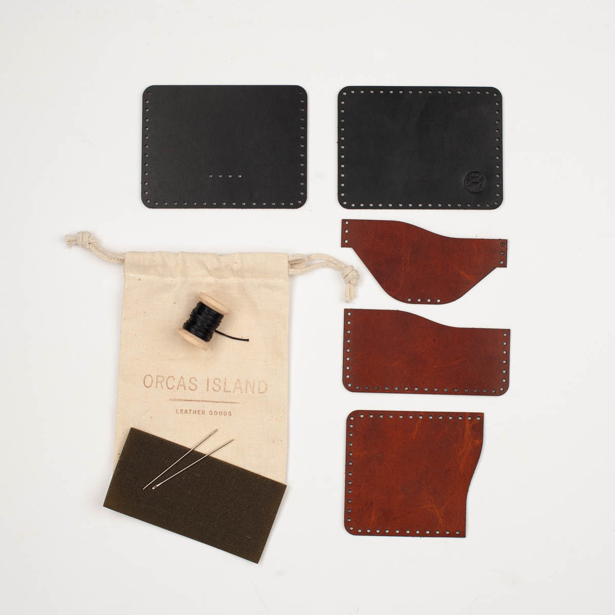 Cascade Minimal Wallet Kit – Orcas Island Leather Goods