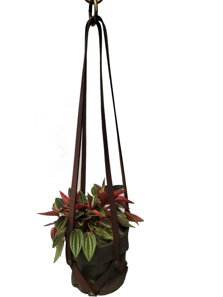 leather plant hanger Leather Plant Hanger – Orcas Island Leather Goods